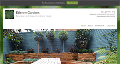 Desktop Screenshot of etiennegardening.com